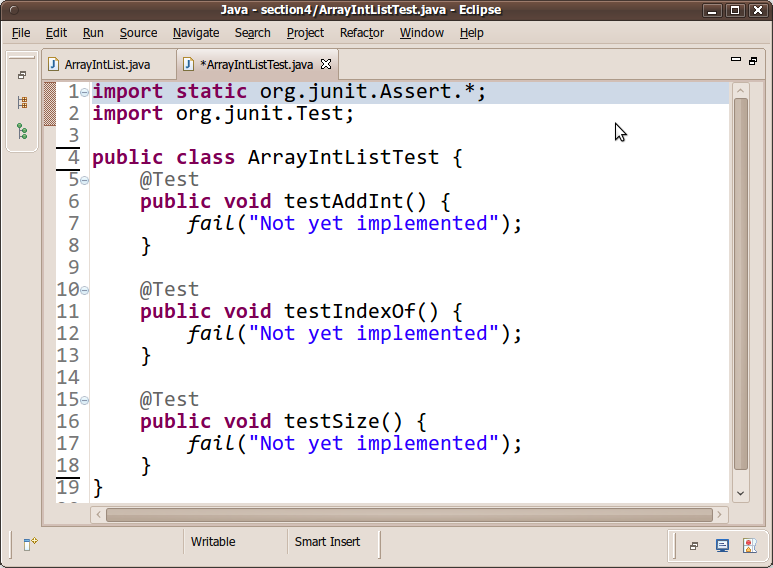 JUnit testing - Eclipse tutorials