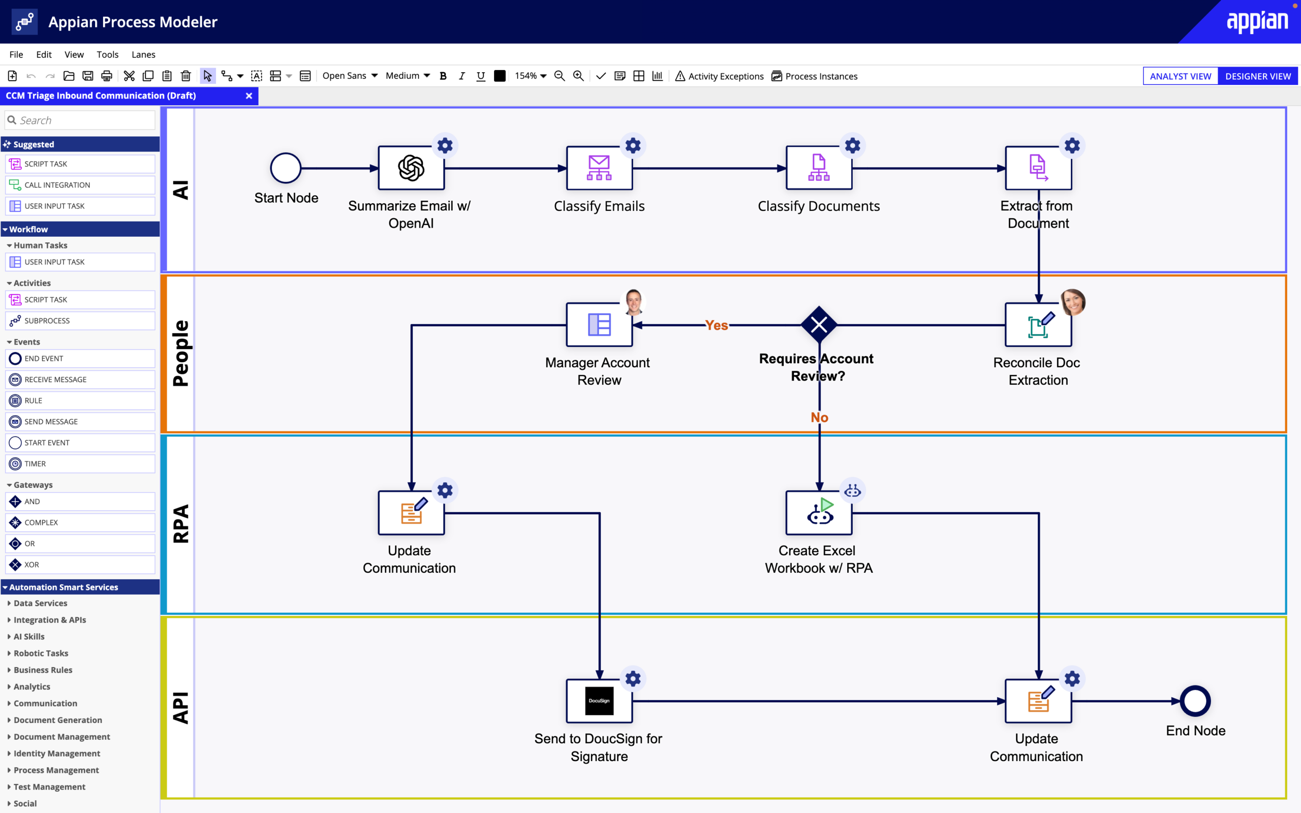 Java low-code platform interface - Appian Low-Code Platform - Enterprise Low-Code Application Development