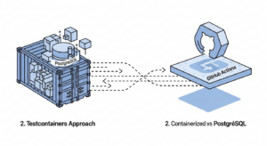 Testcontainers vs zonky embedded Postgres: integration test latency on GitHub Actions